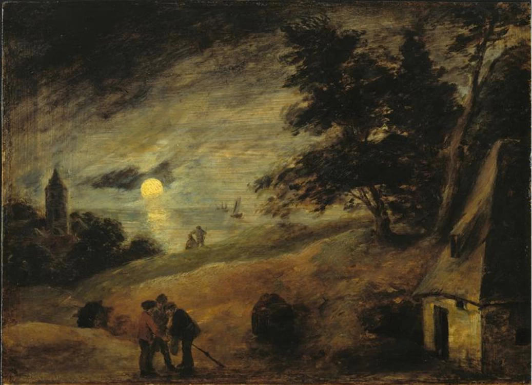 Paesaggio al chiaro di luna - Gemäldegalerie der Staatlichen Museen zu Berlin